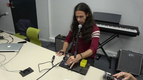 Demonstration of the Microture interactive music system